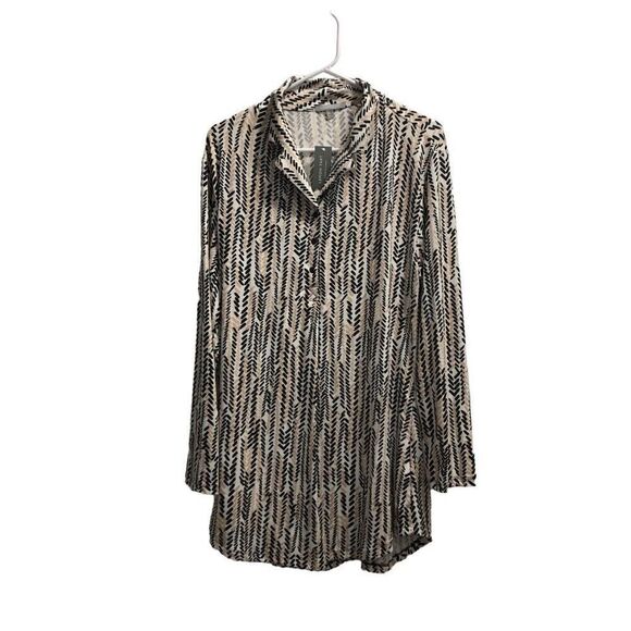 Lemon Tart Tops - Women's Lemon Tart Pink and Black Soft Tunic NWT Size Extra Large